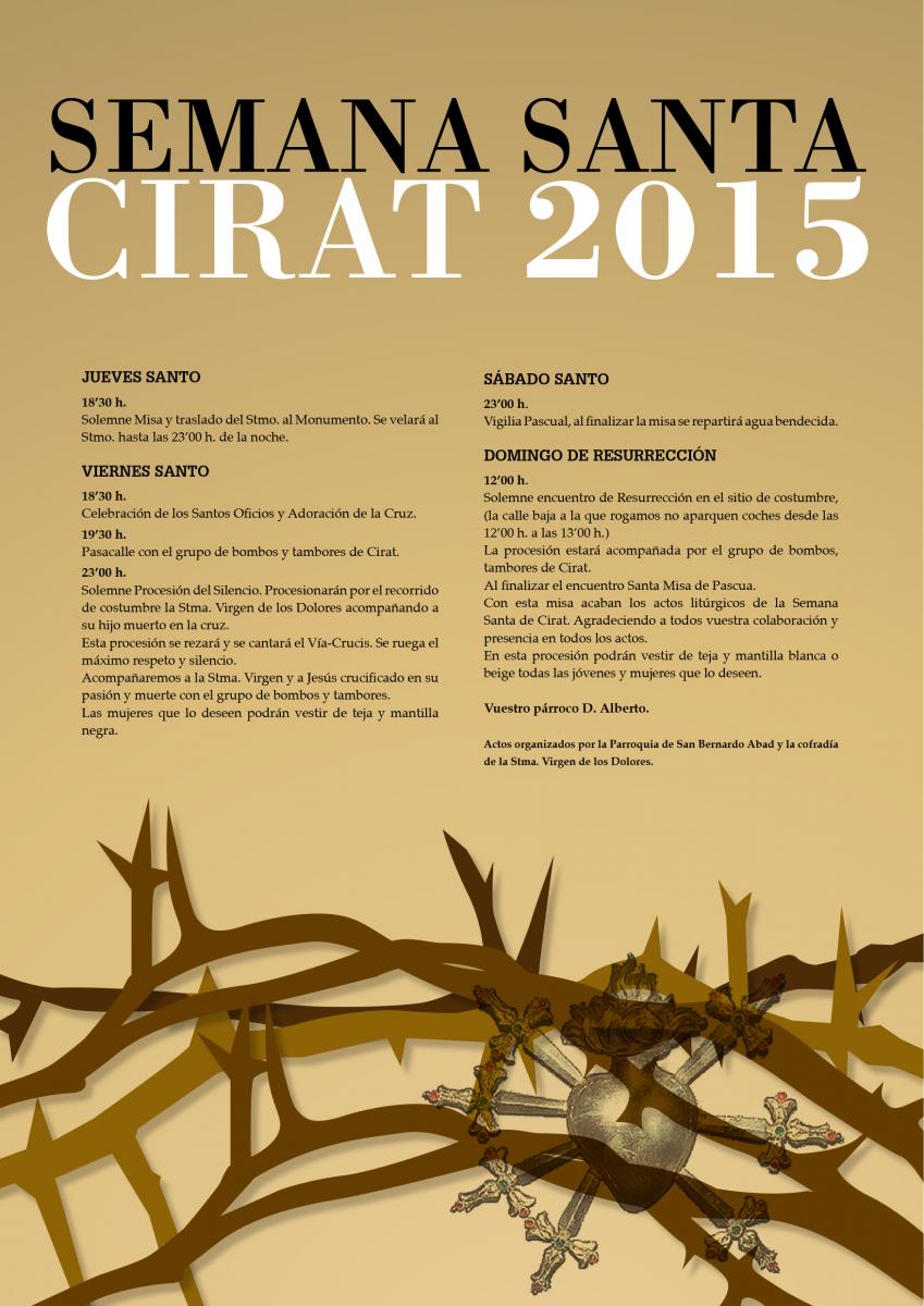 Semana Santa en Cirat 2015 Cirat
